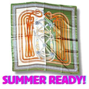 Womens Luxury SATIN Print SCARF Hair Scarf Neck Scarf Beach Wear 90cmX90cm NWT